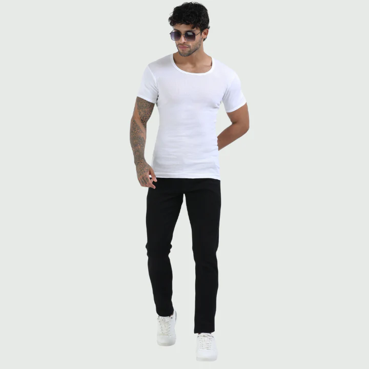 CA 305 Rib Half Sleeve Vest  RNS  (Pack of 3) - Image 7