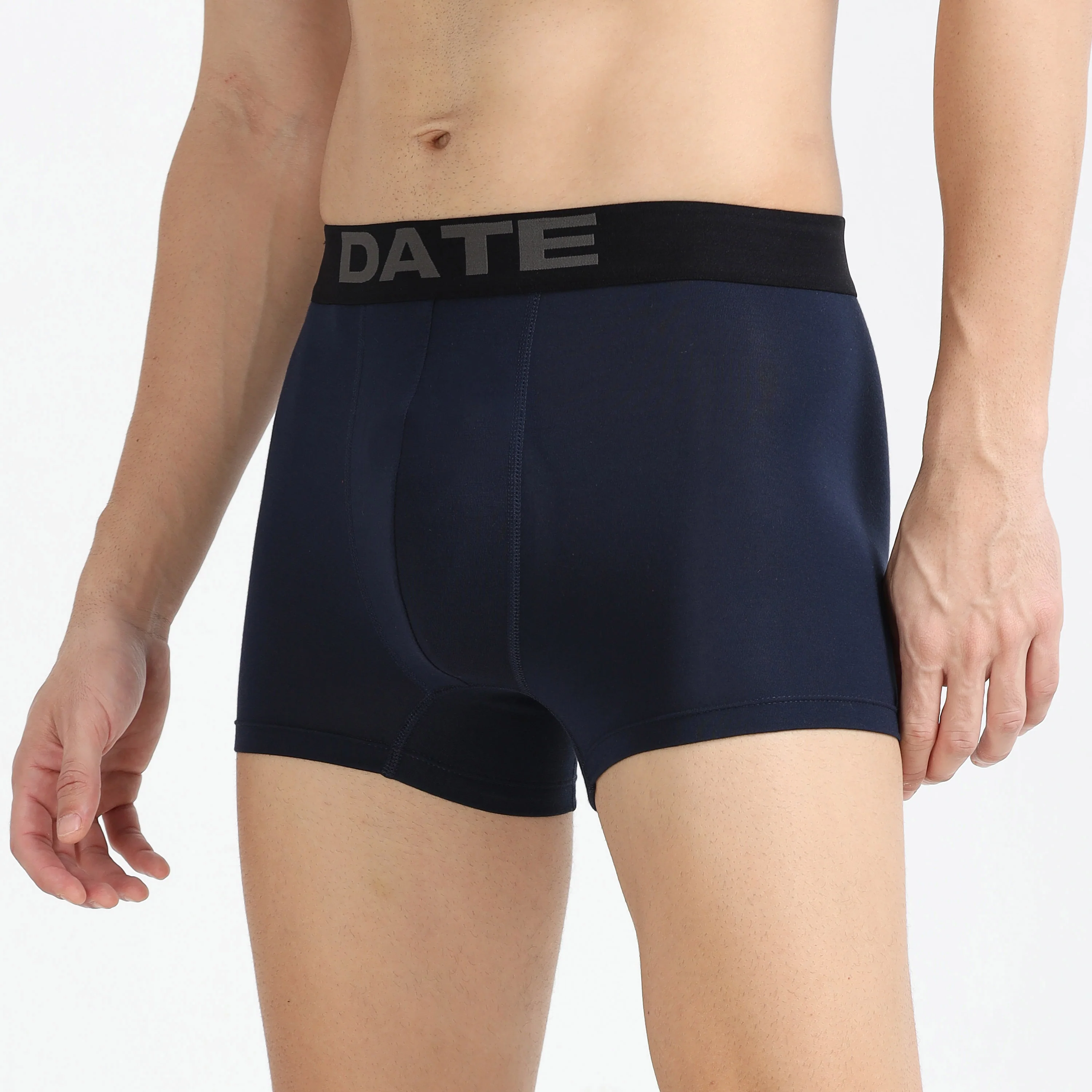 Date Modal Elastane Men's Trunks - Storm - Image 2