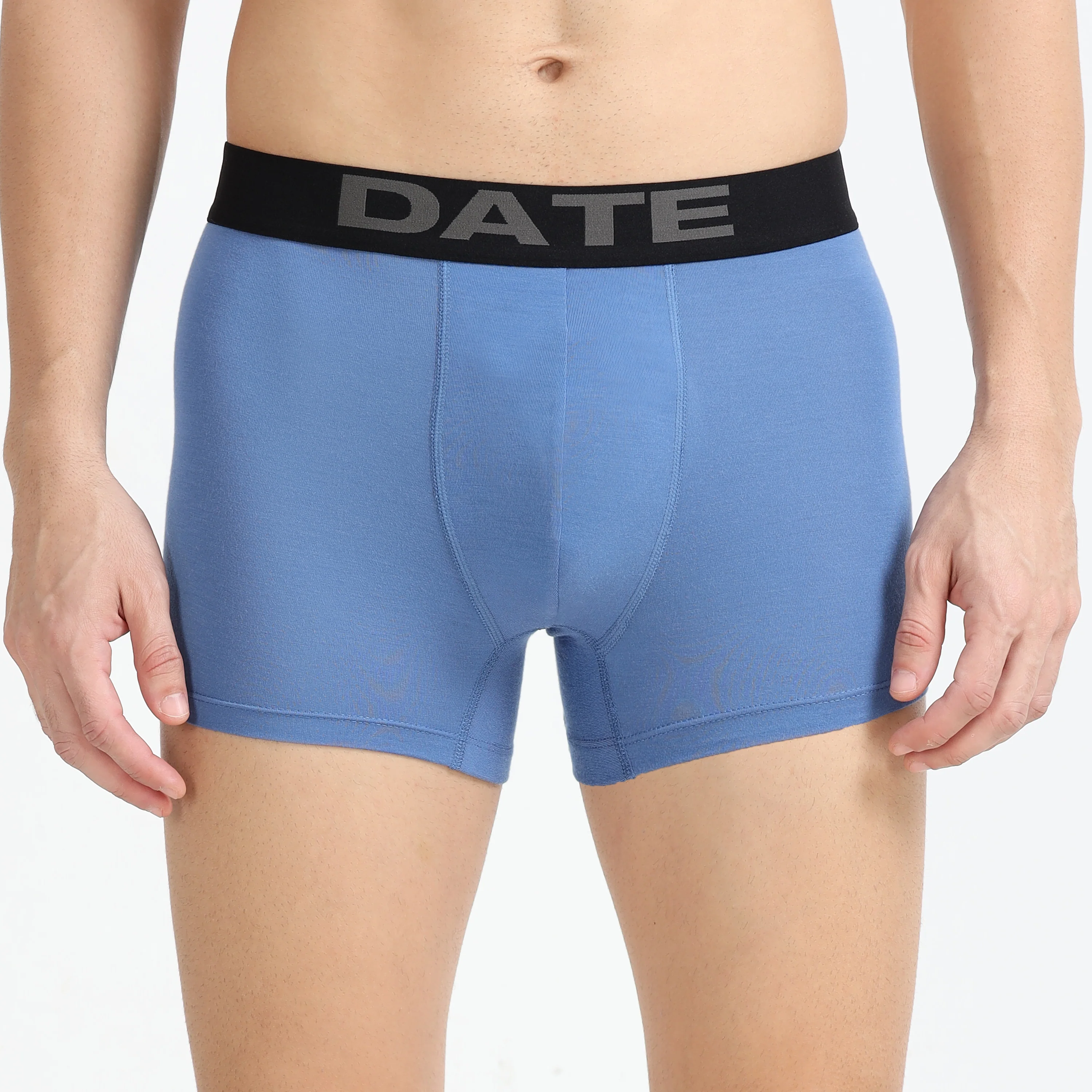 Date Modal Elastane Men's Trunks (Pack of 3)- Assorted - Image 3