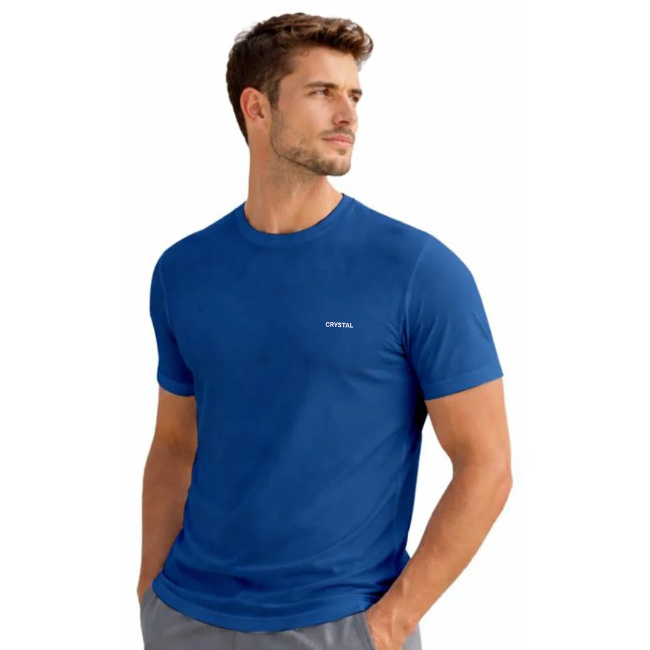 Driknit DK 05 Men’s Dry Knit Gym T-Shirt – Wrinkle Free, Sweat Absorbent, Quick Dry | Running, Training & Workout Tee - Royal Blue - Image 4